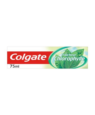 Colgate COLGATE - Chlorophyll Fresh Toothpaste - Toothpaste with Fluorine and Calcium Formula - Tube of 75 ml