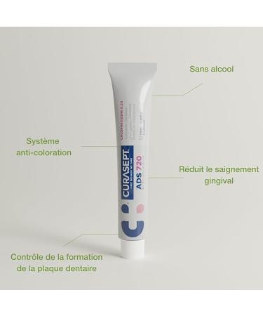 CURASEPT ADS 720 Chlorhexidine Toothpaste 0.20% 75ml - Buy Online on GoSupps.com