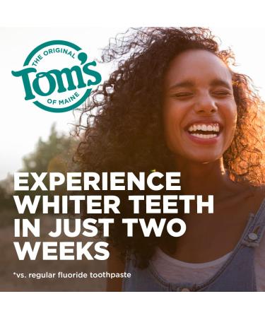 Tom's of Maine Natural Luminous White Toothpaste with Fluoride 4.0 oz 3-Pack - Clean Mint - Packaging May Vary - Buy Online on GoSupps.com