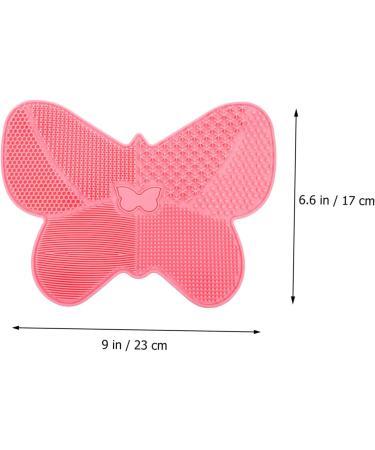 Angoily 1pc Silicone Scrub Pad Beauty Tool Cleaning Accessories Makeup Cleaning Mat Makeup Brush Scrubber Beauty Brush Cleaning Instrument Cosmetic Pink Cleaning Brush Silica Gel - Buy Online on GoSupps.com