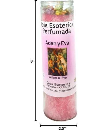 ADAM + EVE Palm Wax Pink Spell Candle | Vela Casa Esoterica Perfume - International Shipping - Buy Online on GoSupps.com