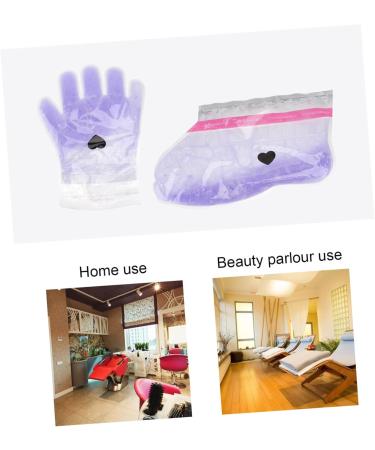 2paires De Cire Lavande Et Couvre Th rapie De Paraffine Soins Et Spa De - Buy Online on GoSupps.com