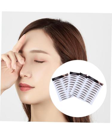 Gogogmee Hair-like Eyebrows 4pcs Eyebrow Stickers Tool Stickers Imitation Eyebrows Water Transfer Eyebrow Sticker Mold Cosmetic - Buy Online on GoSupps.com