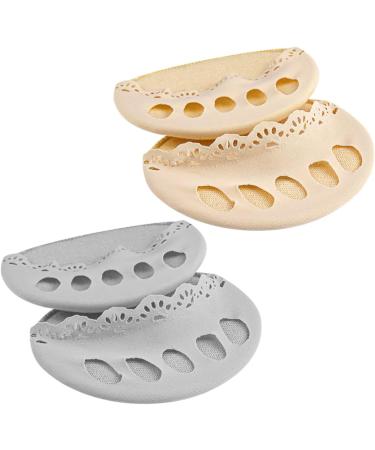 Mobestech 10 Pairs Tabi Socks with Forefoot Pad | Sweat-Absorbing Half Socks & Heel Cushion for Women - Perfect for High Heels & Outdoor Use - Buy Online on GoSupps.com