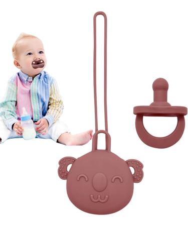 Renywosi Pacifier Holder Set - Silicone Pacifier Chain for Babies | Easy to Clean & Perfect for Travel Picnic & Camping - Buy Online on GoSupps.com