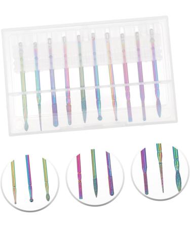 minkissy Faux Nails 1 Set Nail Polisher Nail Accessories Sander Tool Manicure Grinding Head Ceramic Nail Drill Bits Set Electric Nail File for Acrylic Nails Manicure Polishing Heads Clean medium As Shown - Buy Online on GoSupps.com
