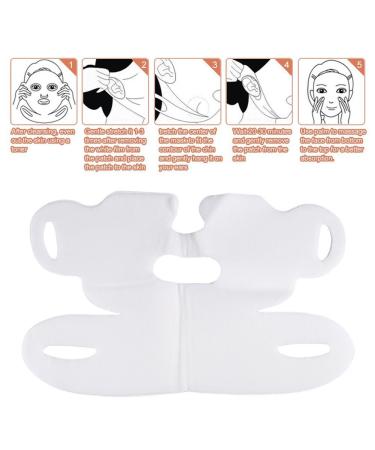 10 Pieces V Face Mask Set | Hydrotherapy Whitening Neck & Chin Mask for Anti-Aging Dark Spot Reduction & Fine Line Care - Buy Online on GoSupps.com
