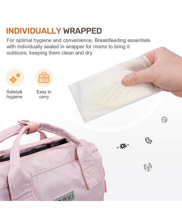 NCVI Nursing Pads Disposable - Ultra Thin & Soft Breast Pads for Breastfeeding - Leak-Proof & Super Absorbent - 100 Count - Buy Online on GoSupps.com