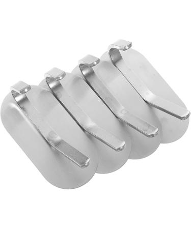 ABOOFAN 8 Pcs No Punching Hook Stainless Steel Hooks Wall Hooks Steel Hook for Wall Bathroom Door - Buy Online on GoSupps.com