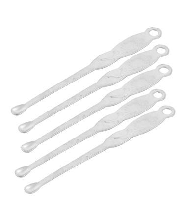 Qtqgoitem Metal Flower Earpick Ear Curette Earwax Removal Cleaner 5 Pcs (Model: 911 446 bc5 874 d0b)
