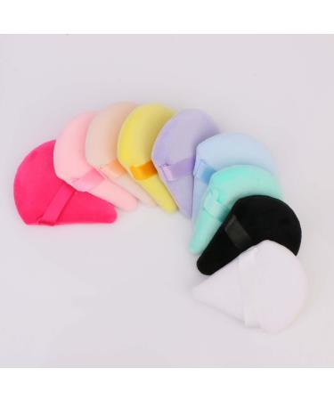 9 PCS Triangle Powder Puff Set - Multi-Color Makeup Puffs for Flawless Application | Portable Under Eye & Triangular Powder Puff | Achieve a Perfect Look with 1 Count (Pack of 9 - Buy Online on GoSupps.com
