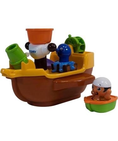 TOMY Toomies Pirate Bath Toy | Water Play Shower Baby Toy for Kids | Suitable for Toddlers & Children Boys & Girls from 18 Months - Buy Online on GoSupps.com