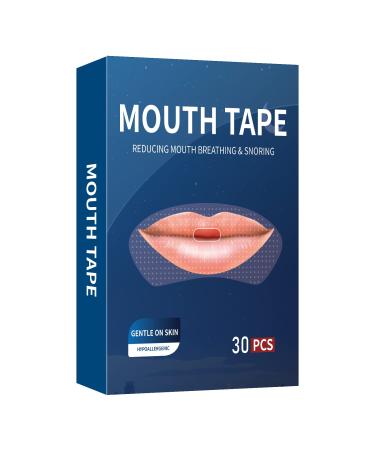 Soft Silicone Tape with Perforation - Reduce Mouth Breathing Better Nose Breathing and Instant Snoring Relief (30PCS)