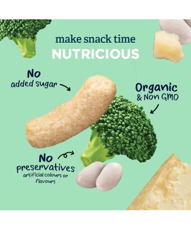 GERBER Organic Lil' CRUNCHIES Cheddar Broccoli 45 g - Buy Online on GoSupps.com