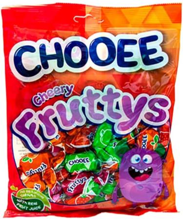 Assorted Fruit Chews Sweets Bag 200g - Cheery Fruttys & Disco Stix Chews - Pack of 2 - Buy Online on GoSupps.com