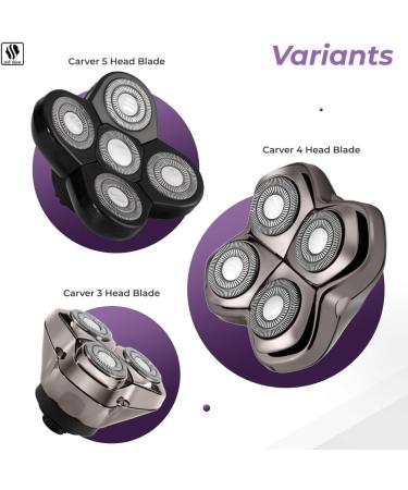 Skull Shaver Pitbull Carver 5 Head Blade Replacement - Buy Online on GoSupps.com