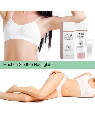  Generisch Hair removal cream for women - 120 ml - With silicone spatula - Bikini hair remover - For face arms underarms pubic area legs and intimate areas - Buy Online on GoSupps.com