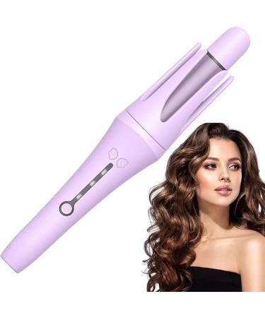 CENRF Auto Curling Iron | Detangling Curling Stick Wand Fast Heating Ions Hair Iron Curler 3 Adjustable Temps Hair Crimper Waver Hair Tool for Most Hair Types 28MM Purple - Buy Online on GoSupps.com