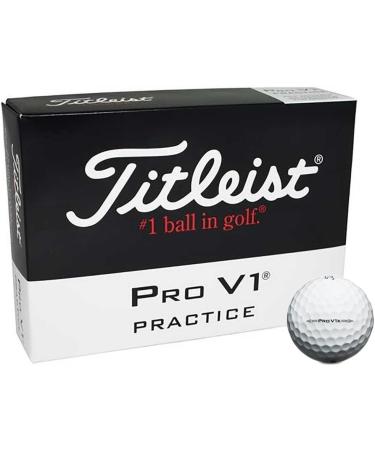 Titleist Pro V1 Practice Golf Balls  White (One Dozen) - Buy Online on GoSupps.com