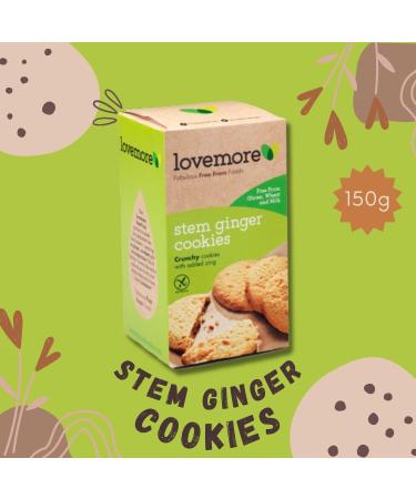Lovemore Gluten-Free Cookies Biscuit Pick N Mix | Choose From 7 Flavours | Choc Chip Custard Creams Digestives Jammy Wheels O'Chocos Stem Ginger Shortbread - Pack of 3 - Buy Online on GoSupps.com