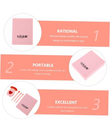 minkissy 4 Boxes Makeup Brush Set Professional Makeup Makeup Professional Portable Makeup Brush Travel Containers for Liquids Liquid Makeup Foundation Major - Buy Online on GoSupps.com