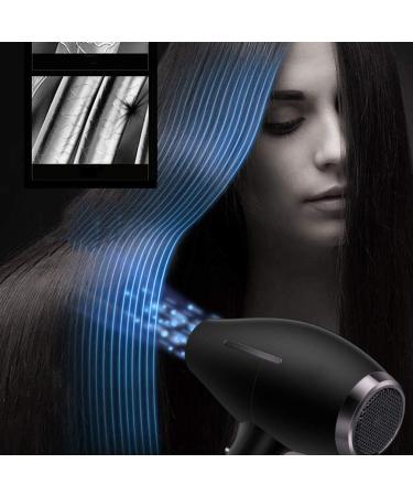2000W Ionic Hairdryer Travel Hair Dryer Professional Hair Dryer Hot and Cold Wind Constant Temperature Hair Care Frizz Free Shine Quick Drying Low Noise Lightweight Suitable for Family Travel Red Black - Buy Online on GoSupps.com