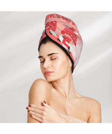 Quick-Dry Hair Towel Wrap with Button | Gnomes Love Turban | Best Hair Drying Towel for Fast Results - Buy Online on GoSupps.com
