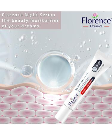 Bio Face Serum Night Repair with Vitamin C Serum & Hyaluronic Acid 30 ml. Florence Organics - Buy Online on GoSupps.com