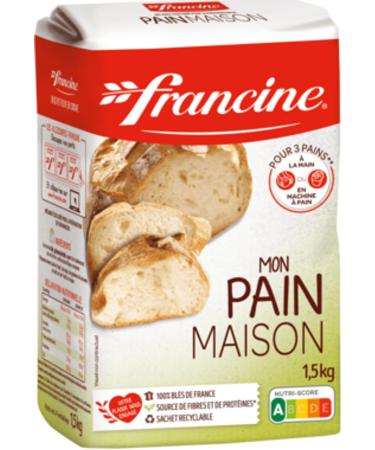 Francine Mon Pain Maison Source of fiber and protein 15 kg 6 pieces