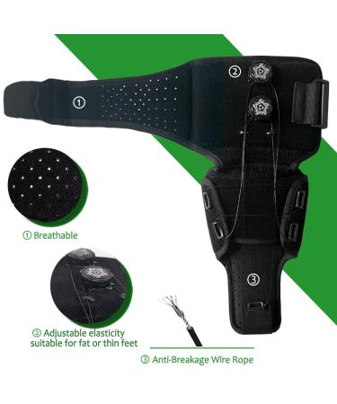 Plantar Fasciitis Night Splint | Adjustable Relief Brace for Men & Women - One Size Style 2 - Buy Online on GoSupps.com