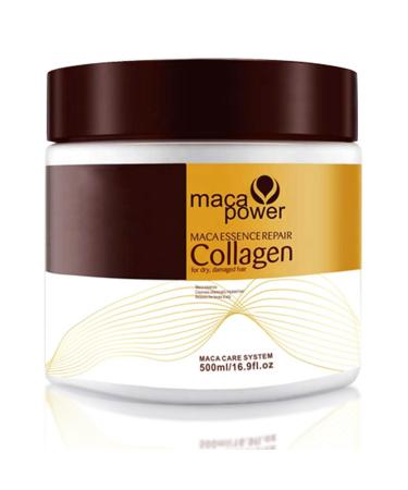 Collagen Hair Treatment 16.90 oz 500 ml - Collagen Hair Mask - Conditioning Argan Oil Hair Mask - Collagen Hair Mask Essence for Dry Damaged Hair - Buy Online on GoSupps.com