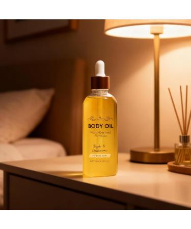 After-Shower Body Oil | 100 ml Moisturizing Beauty Products | Moisturizing body oil for sensitive skin for nighttime and morning hydration of sensitive and oily skin legs and - Buy Online on GoSupps.com