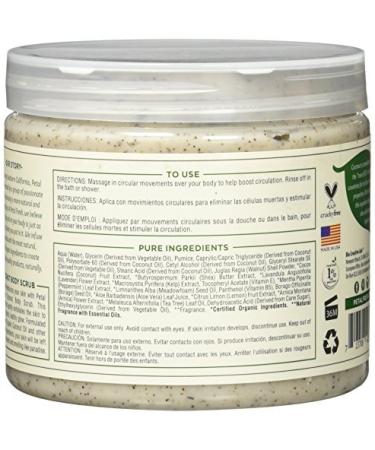 Petal Fresh Coconut Oil Body Scrub 16 oz - Natural Exfoliating Scrub for Smooth Skin | International Shipping - Buy Online on GoSupps.com