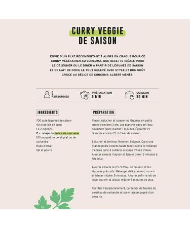 Turmeric Delight - Spice Mix - Exclusive Recipe - Ideal for Curry and Home Preparations - Packaged in France - Aromatic Spice - Buy Online on GoSupps.com