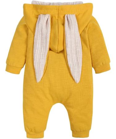 Kids Tales Newborn Baby Winter Romper | Cute Rabbit Ear Hood | 0-3 Months | Color 04 - Buy Online on GoSupps.com