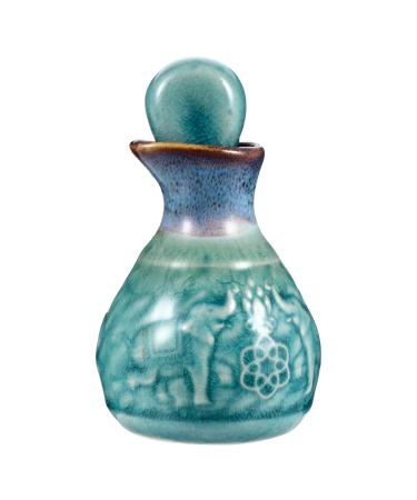 FRCOLOR 1 Set Aromatherapy Bottle Cruets Dispenser Ceramic Essential Oil Porcelain Essential Oil Diffuser Aromatherapys Bottle Mini Containers Refillable Bottle Soybean Ceramics Liquid