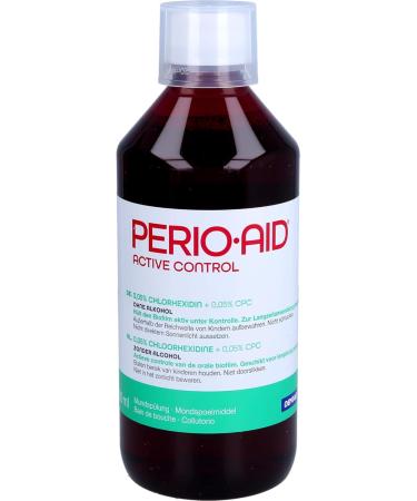 PERIO AID Active Control Mouthwash 500 ml - Effective Oral Care for International Shipping - Buy Online on GoSupps.com