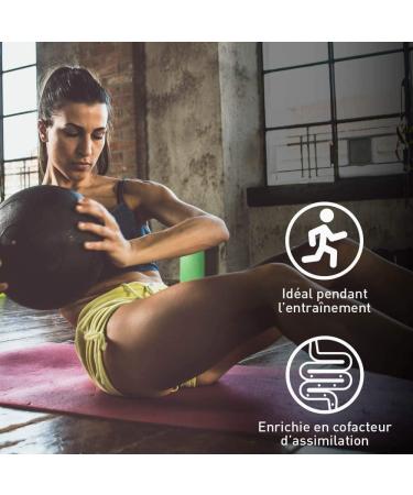 BCAA OPTIMIZ - BCAA 2.1.1 Amino Acids Enriched with Vitamin B + Zinc Helps Reduce Fatigue 250 g French Laboratory Eric Favre Tropical Delight - Buy Online on GoSupps.com