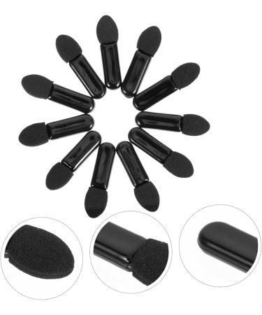 Healeved 400 Pcs Mini Eyeshadow Swab Eyelash Spoolie Eyeshadow Lip Balm Brush Black Plastic - Buy Online on GoSupps.com