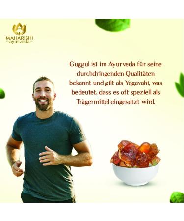 Maharishi Ayurveda Guggul 400mg - Non-GMO Ayurvedic Supplements | 60 Tablets Pack | Laboratory Tested Natural Health Benefits - Buy Online on GoSupps.com
