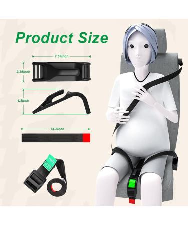 Hikig Pregnancy Seat Belt: Comfort & Safety Maternity Car Seat Adjuster - Black - Buy Online on GoSupps.com