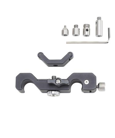 Nitze 15mm Universal Lens Support with Rolling Y-Bracket and 1/4, 3/8and M3 Height Extension Posts - N04B