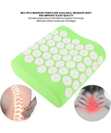 Verdant Touch Massage Back Cushion - Acupuncture Pillow for Stress Relief & Pain Relief Fruit Green Acupressure - Buy Online on GoSupps.com