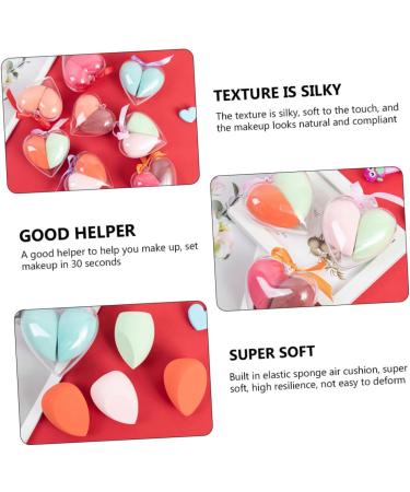Didiseaon Shampoo 3 Boxes Heart-shaped Makeup Sponge Cosmetic Puff Girl Makeup Sponge Cosmetic Sponges Eyeshadow Powder Puff Makeup Egg Travel Skin Care Hydrophilic Polyurethane Lip Gloss - Buy Online on GoSupps.com