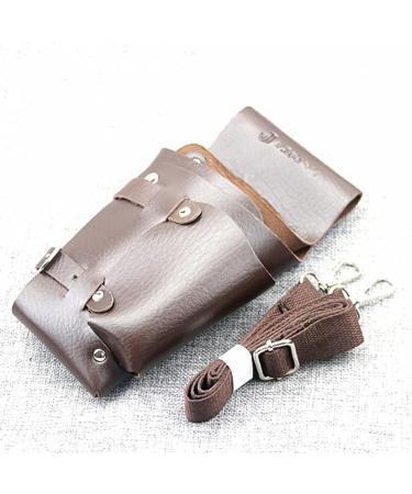 PopetPop 3-In-1 Hairdresser Tool Bag with Scissor Holder - PU Belt Organizer for Salon & Cosmetic Brushes - Buy Online on GoSupps.com
