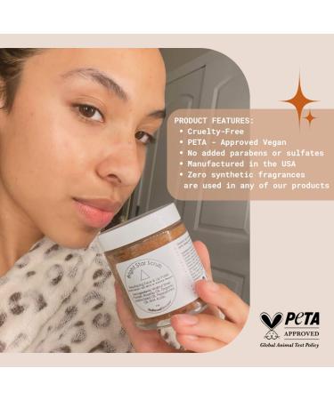 Bright Star Scrub Face & Lip Polish | Radiant Hydrated Skin | Natural Vegan Sulfate-Free | Scar Minimizer for Sensitive Skin - Buy Online on GoSupps.com