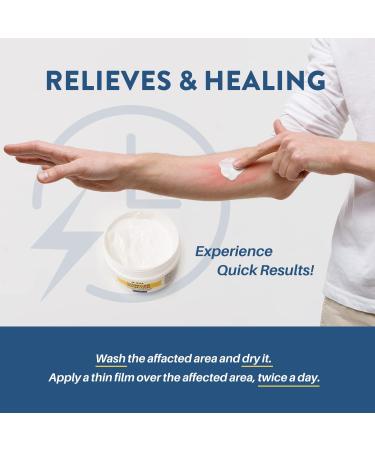 Oheal Shingles Pain Relief Cream - 3.4OZ White | Soothing Treatment for Shingles, Eczema, Psoriasis | Fast-Acting Nerve Pain Relief - Buy Online on GoSupps.com