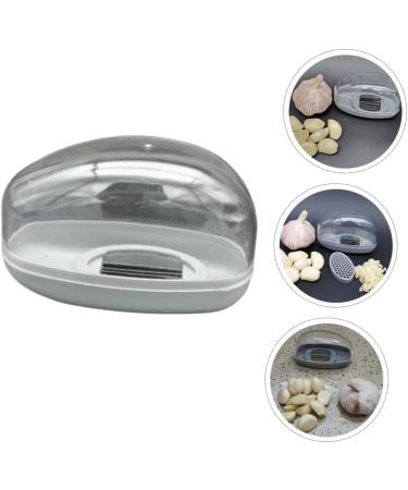 OUNONA 1pc Garlic Press Condiment Handheld Meat Food Processor Garlic Tool Fruit Food Veggie Vegetable Household Food Processer Garlic Stainless Steel Manual 11.5X7.5X5.5CM Grey - Buy Online on GoSupps.com