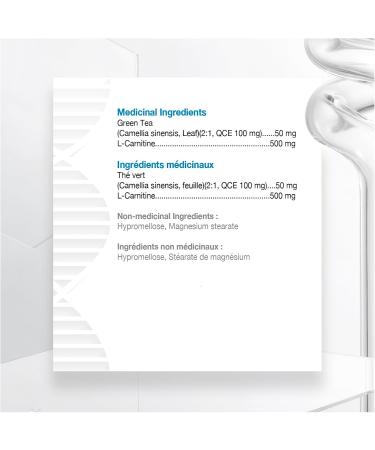 BIOGENIQUE L-Carnitine + Green tea Extract - 60 L-Carnitine 500 mg capsules - Amino Acid Weight management & Fitness Support - Nature made - Non-GMO - Buy Online on GoSupps.com