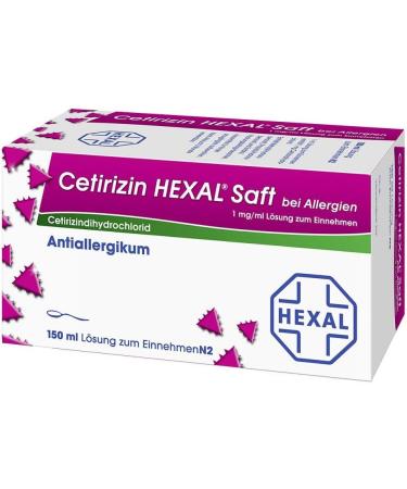 Cetirizine HEXAL Syrup for Allergies - 150 ml | Fast Relief | Buy Internationally - Buy Online on GoSupps.com